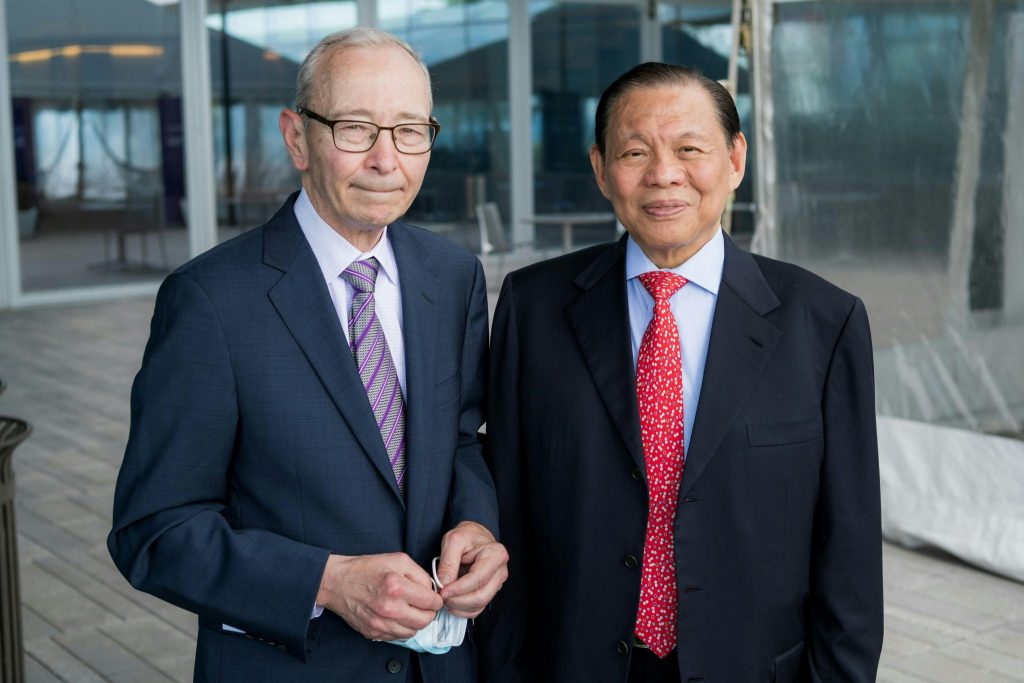 Professor John L Ward and Tanoto Foundation Co-Founder Sukanto Tanoto